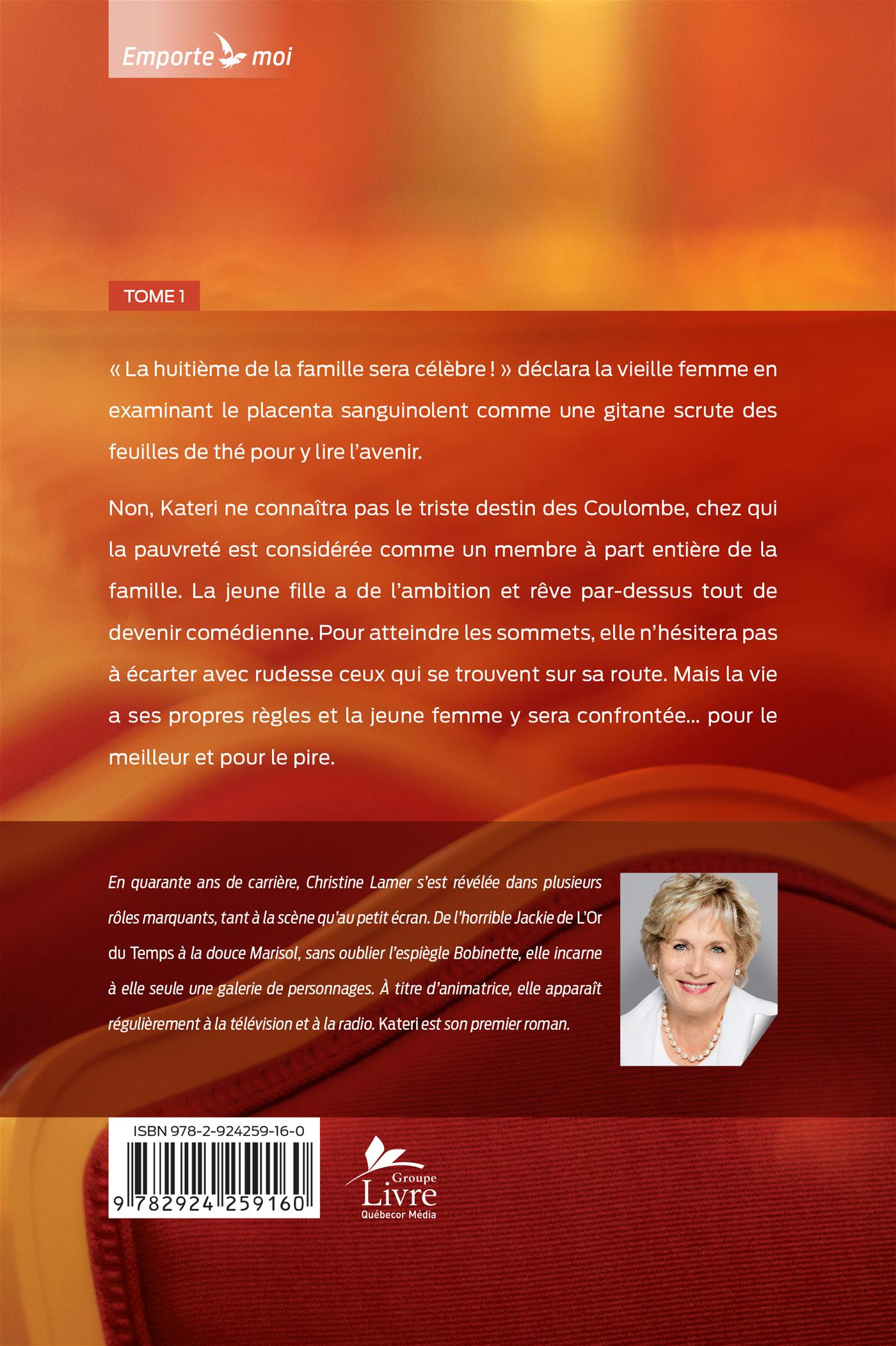 Couverture du livre de Kateri - papier format